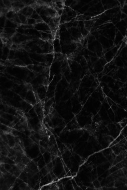 Tasarım için siyah mermer desenli doku arkaplanı.