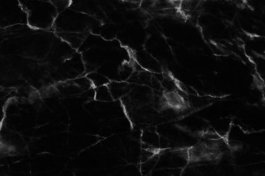 Tasarım için siyah mermer desenli doku arkaplanı.