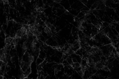 Tasarım için siyah mermer desenli doku arkaplanı.