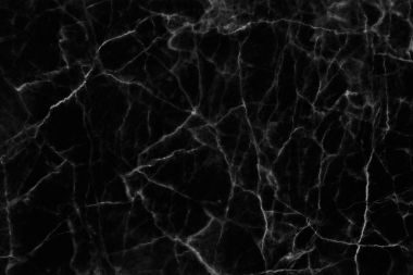 Tasarım için siyah mermer desenli doku arkaplanı.