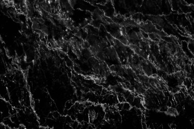Tasarım için siyah mermer desenli doku arkaplanı.