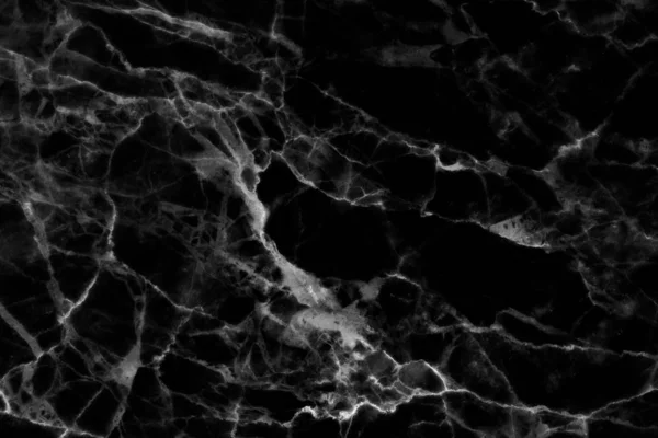 Marbre Noir Motif Texture Fond Pour Conception — Photo
