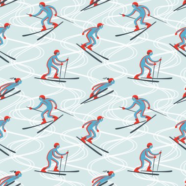 Dikişsiz Kayak desen.