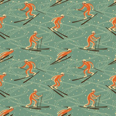 Dikişsiz Kayak desen.