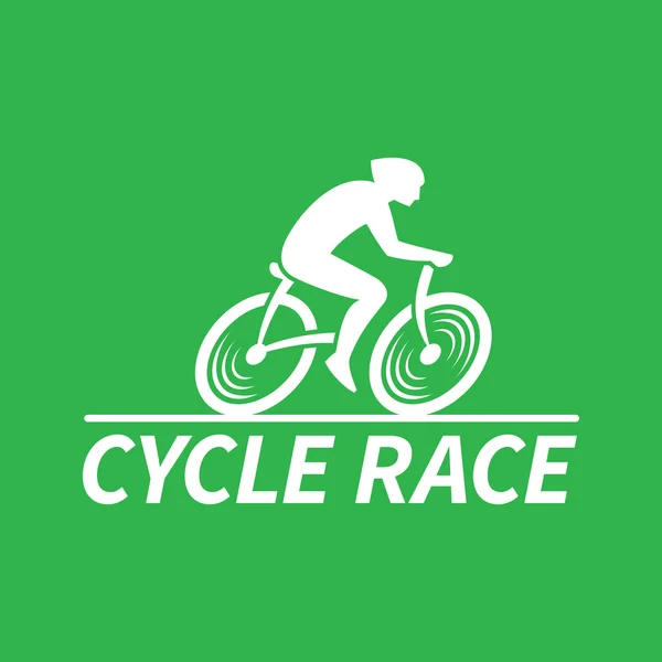 Icona della bicicletta da corsa . — Vettoriale Stock