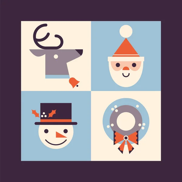 Kerstmis pictogrammenset — Stockvector