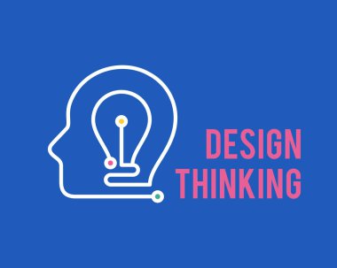 Ampul içinde ile baş siluet. Beyin fırtınası ve yaratıcı bir fikir kavramı.