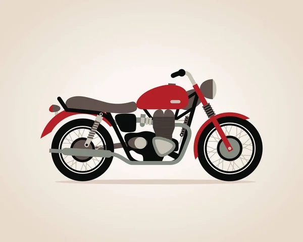 Moto Vector Ilustración . — Archivo Imágenes Vectoriales