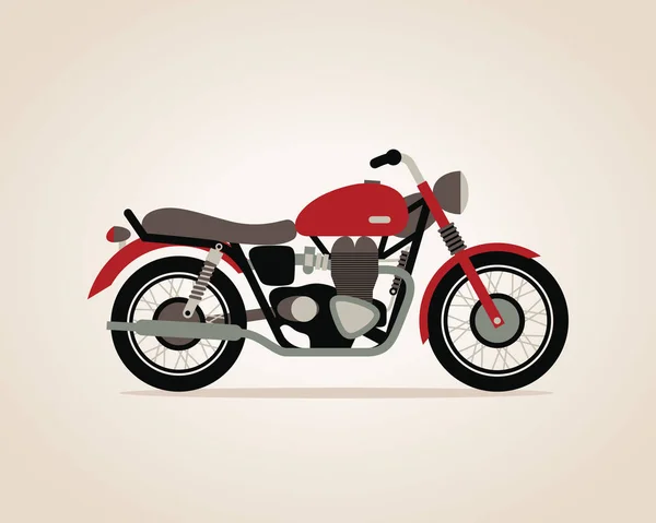 Illustrazione vettoriale della moto . — Vettoriale Stock