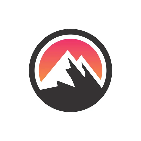 Mountains vector icon. — Stock Vector