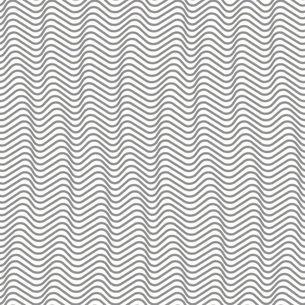 Wellen Vektor Nahtloses Muster Geometrische Linientextur — Stockvektor