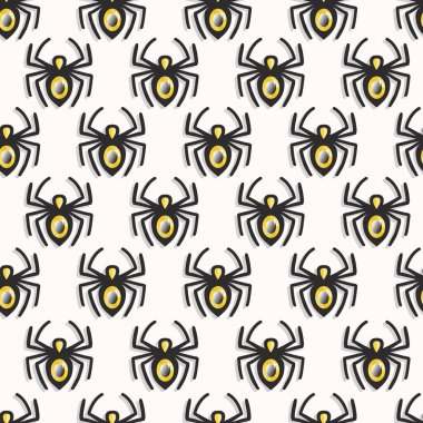 vektör örümcekler seamless modeli