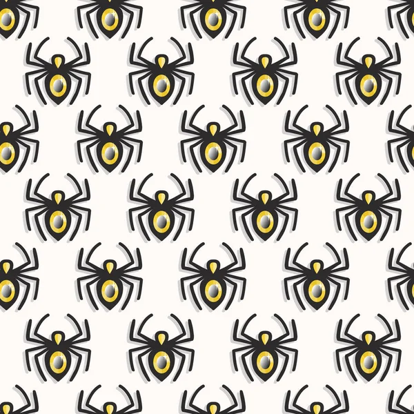 stock vector Vector spiders seamless pattern