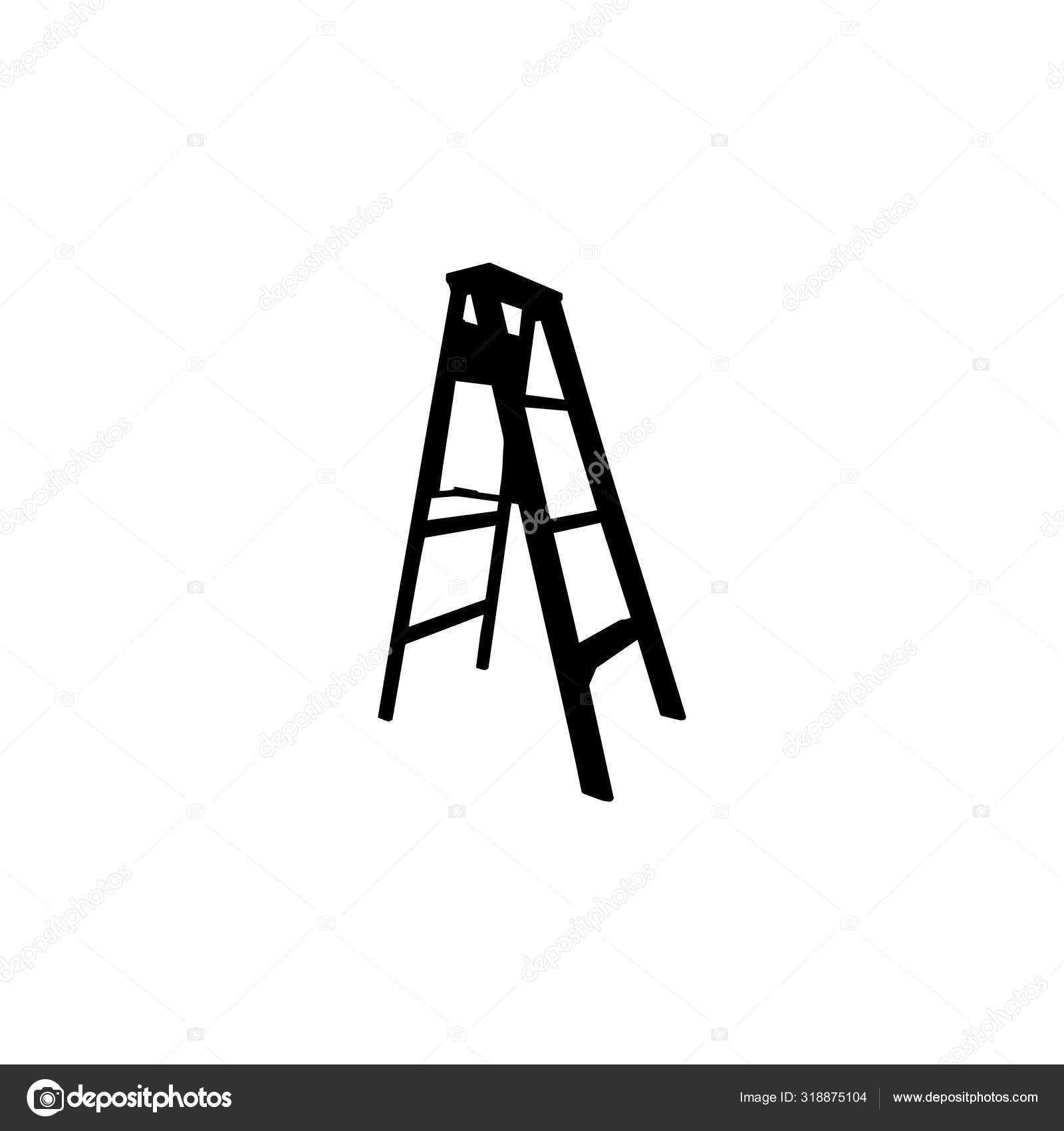 白地にはしごステップはしごベクトル イラスト 無料のストックベクター C Sku