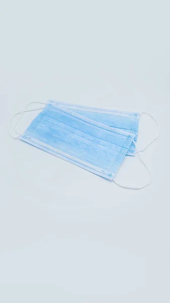 Medical mask, prevention of influenza. Protective mask for health care use on white background. medical health care object