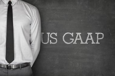 Bize Gaap yazı tahtası üzerinde metin