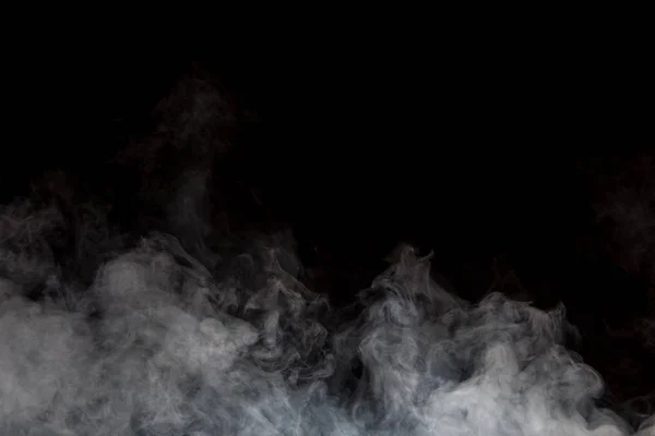 Røg på sort baggrund - Stock-foto