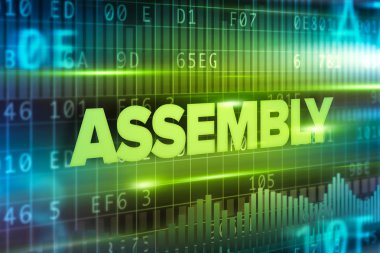 Derleme soyut kavram yeşil metin yeşil arka plan