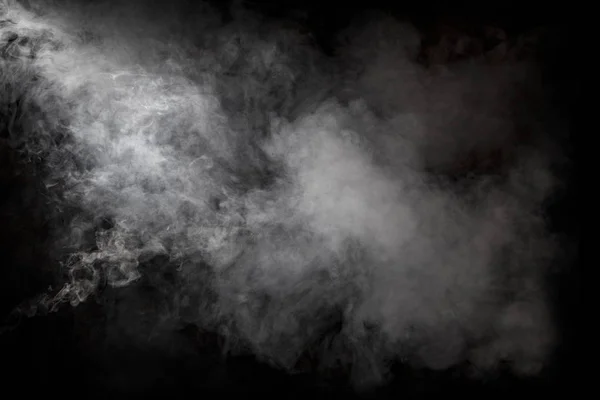 Smoke on black background — Stock Photo, Image