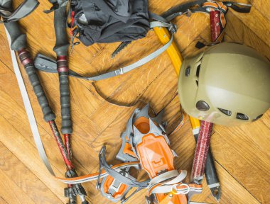 Kış Turizm temel ekipman.