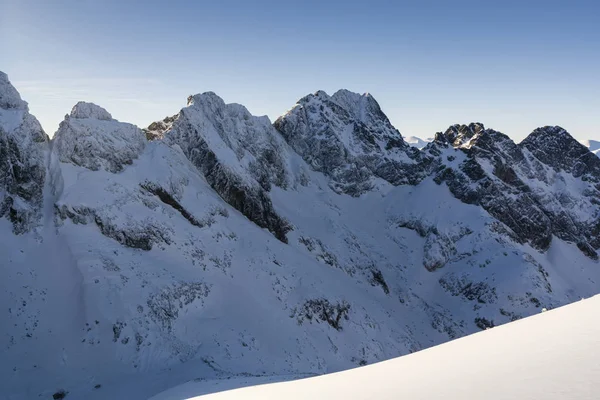 Tatras kış ridge. — Stok fotoğraf