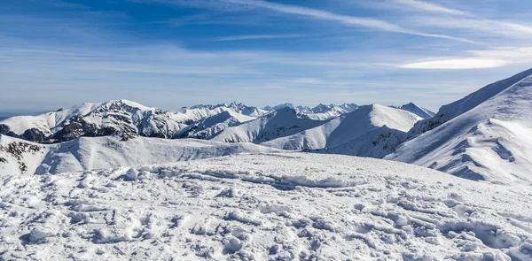 Paisaje invernal en las montañas. —  Fotos de Stock