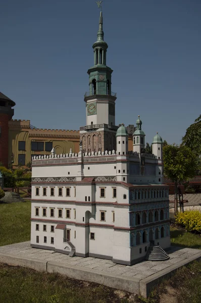 Das Rathaus von Posen - Miniatur. — Stockfoto