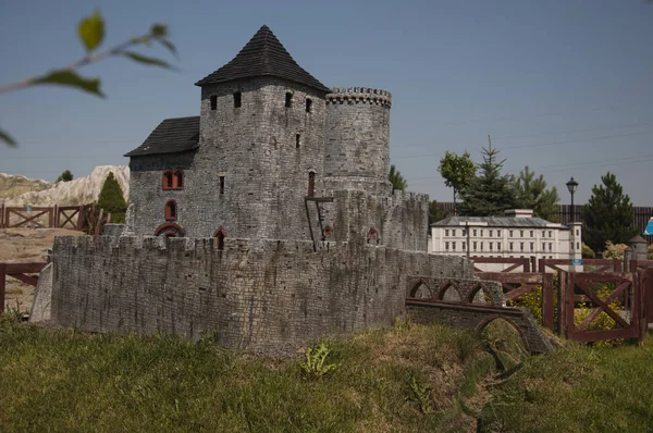Gotische Burg von bedzin - Miniatur. — Stockfoto