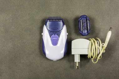 Bacak kadınlar tarafından Epilasyon Epilatör.