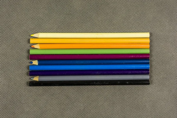 Renkli kalemler topluluğu. — Stok fotoğraf