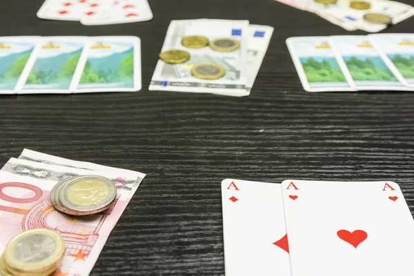 En omgång poker. — Stockfoto
