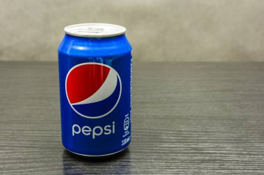 A blue Pepsi can. clipart