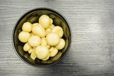 Marine mantar ile top. Yukarıdan görüntülemek.