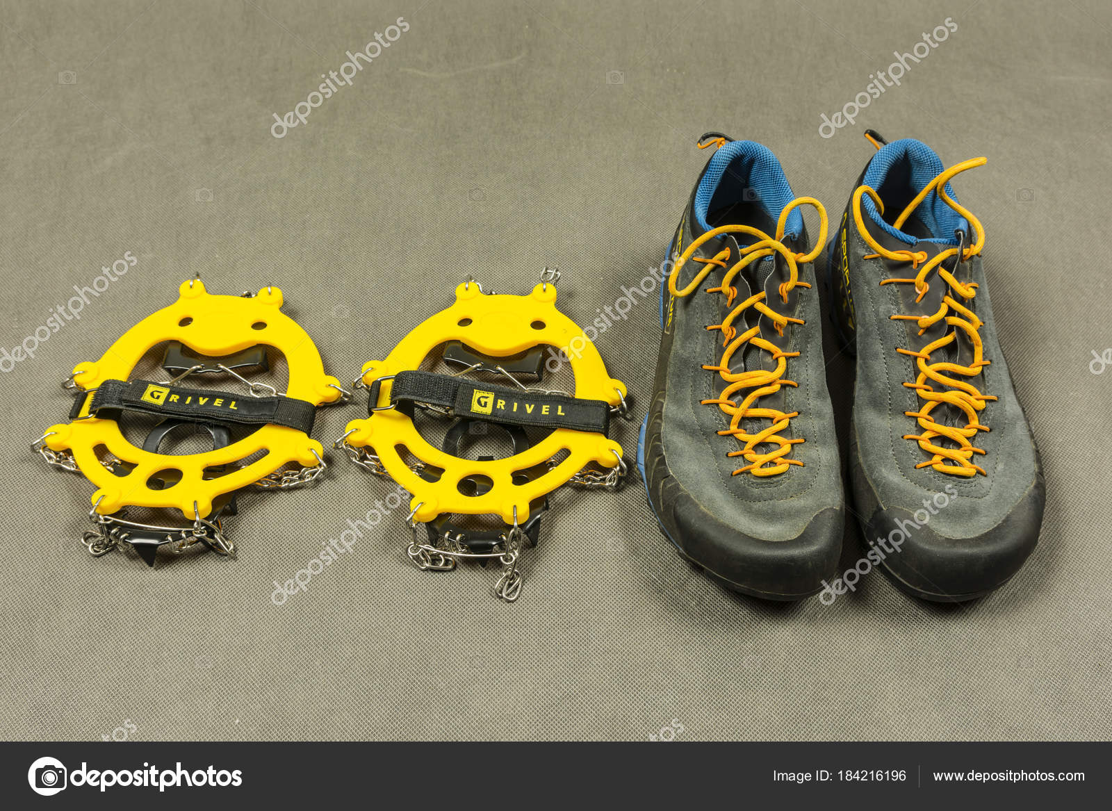 The Presentation Approach Shoes And Anti Slip Crampons Stock Editorial Photo C Gubernat 184216196
