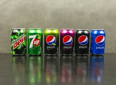 -Alkolsüz içecekler Pepsico tarafından üretilen farklı türleri.