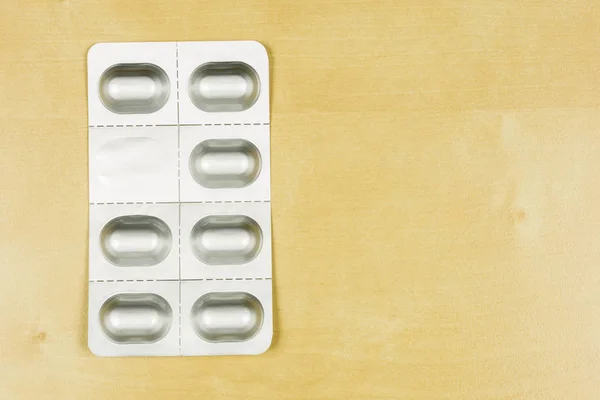 Blisterverpakking met tabletten. — Stockfoto
