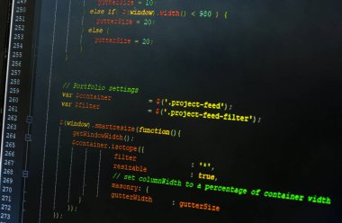 Program sahibinin JavaScript - jQuery - JavaScript kullanarak hazırladığı web sayfasının kaynak kodundaki Portföy Ayarları paragrafının kapatılması.
