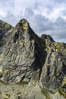 Zirve - Slovakya 'nın Tatra Dağları' ndaki Ciezka Turnia (Tazka veza).
