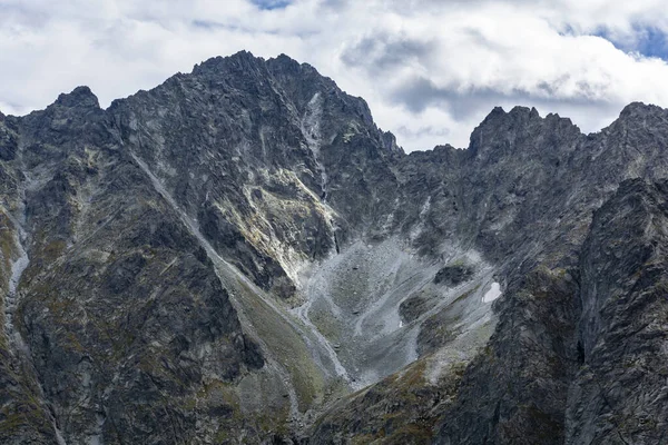 View Rocky Mountain Area Fragment Main Ridge High Tatras Slovakia — Stock Photo, Image