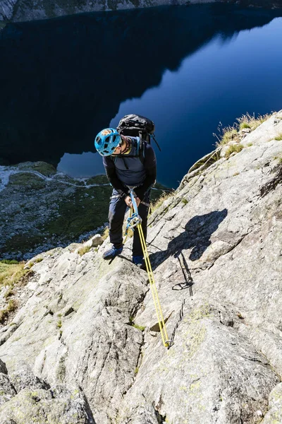 Bukowina Tatrzanska Polen September 2019 Klättrares Firande Svårare Vägsträcka — Stockfoto