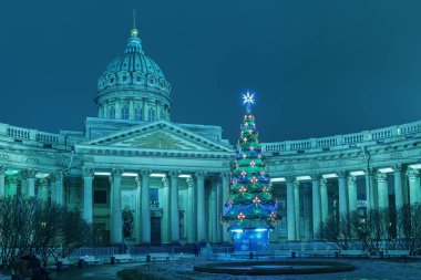 Kazan Katedrali, St. Petersburg, Noel