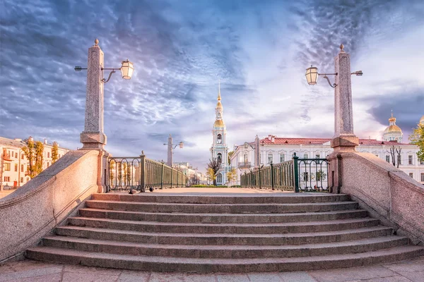 Sankt Petersburg Krasnogvardeysky bridge — Stockfoto