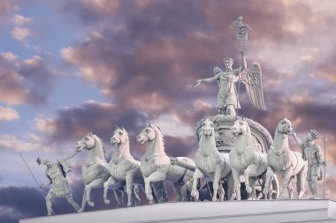 St. Petersb Genel Kurmay kemer üzerinde zafer arabası