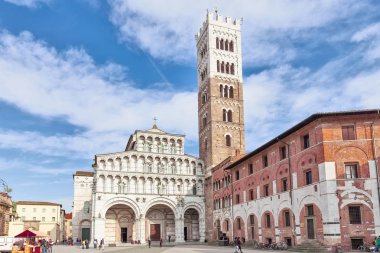 Lucca Cathedral St. Martin ve çan kulesi, İtalya