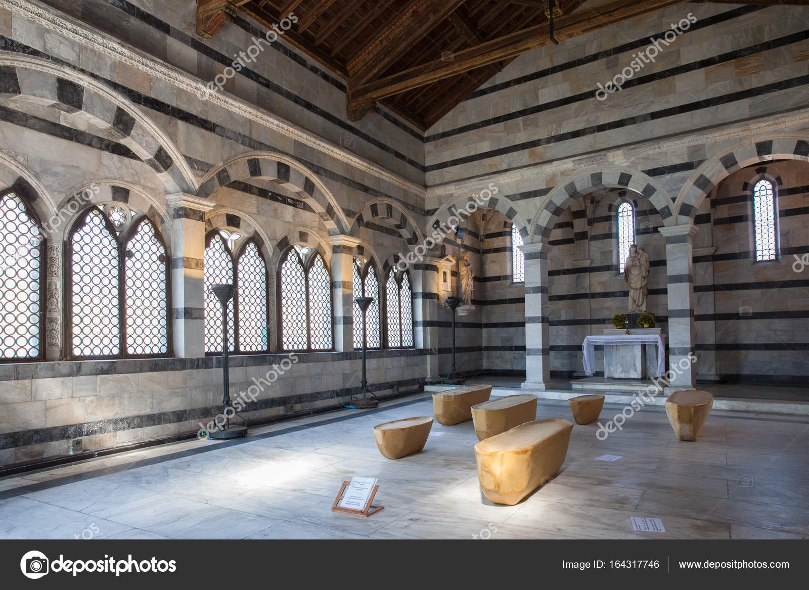 Interior of church Santa Maria della