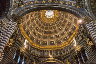 Siena Katedrali'nin (Duomo di Siena), ortaçağ Kilisesi, iç o