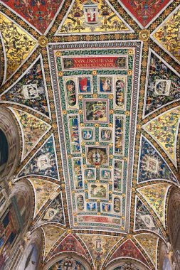 Tavan Siena Katedrali (Duomo di Sien Piccolomini Kütüphanesi