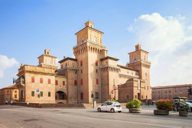 Castello Estense - Ferrara Merkezi, Ita, Ortaçağ Kalesi