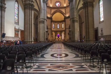 İç katedral Santa Maria del Fiore Floransa