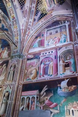 Fresk Basilica of Santa Croce, Florence, İtalya